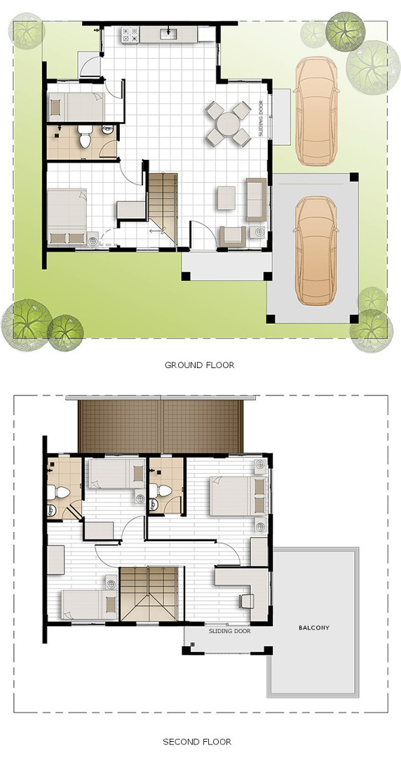 Freya Floor Plan House and Lot in Bulacan