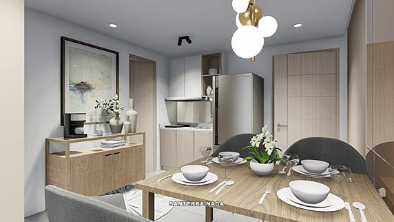 1-br Condo for Sale in Naga City Santerra Residences