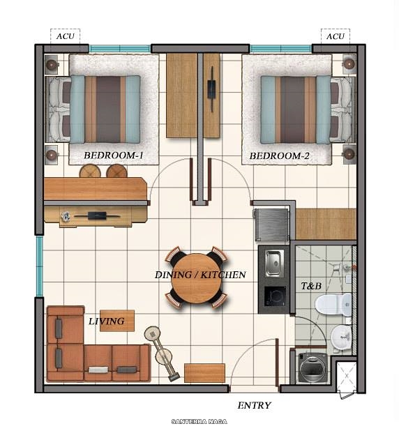 Santerra Residences Condo Unit Floor Plan Santerra Residences