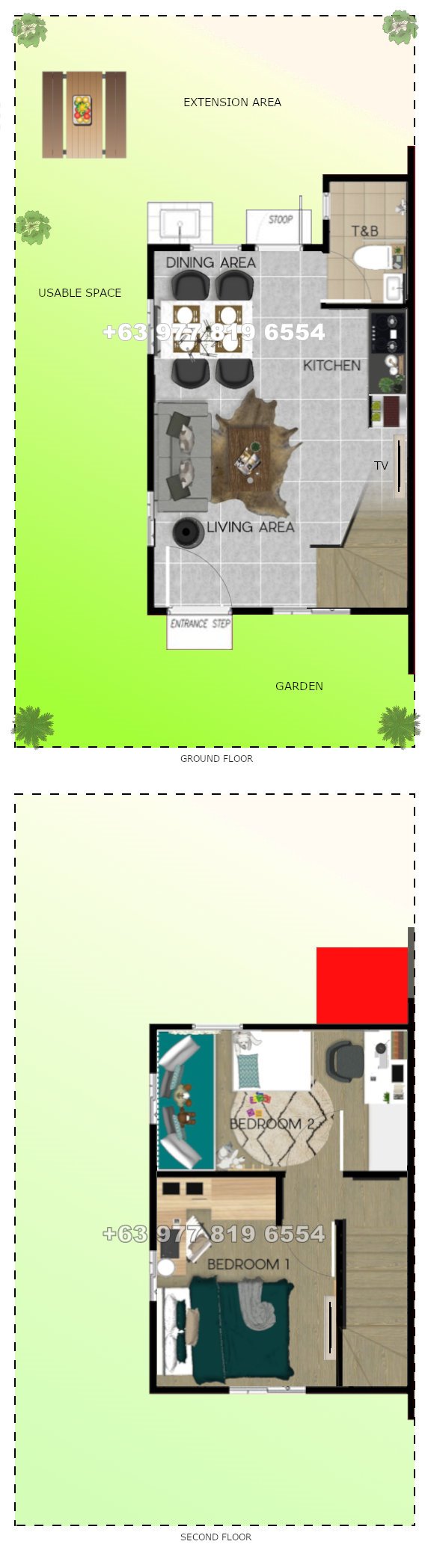 Ezabelle Floor Plan House and Lot in Bulacan
